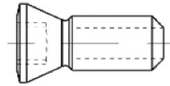 Picture of INSERT SCREWS WITH HEAD ANGLE 48 °